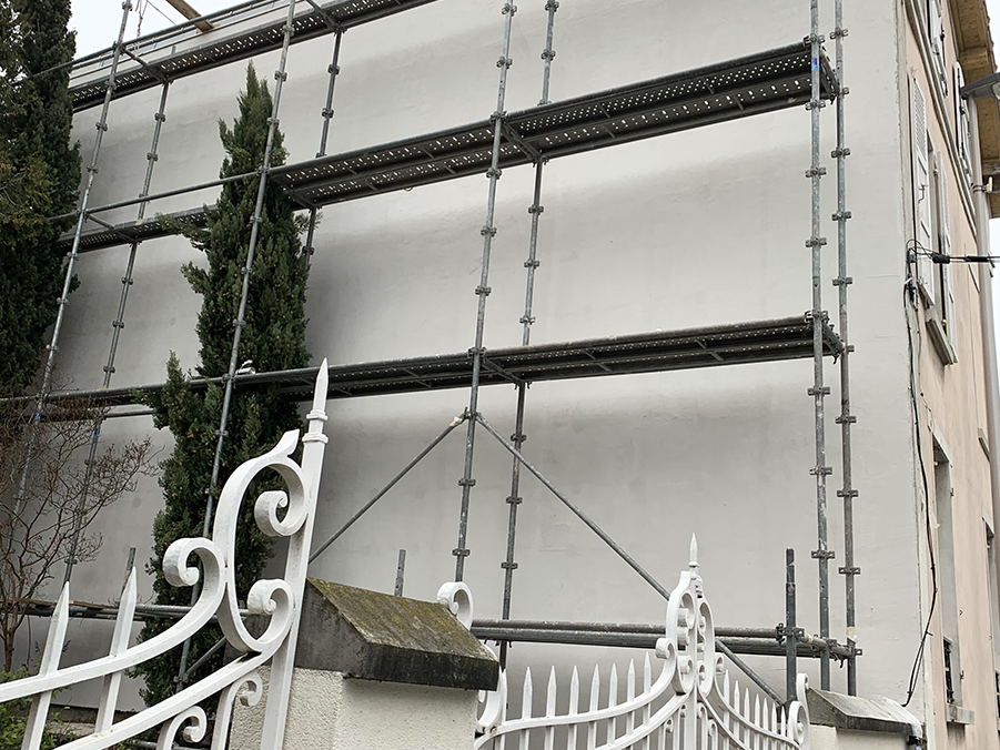 Ravalement de façade après travaux à Bondy en Seine Saint Denis 93